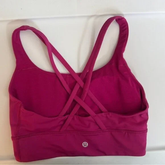 💓 lululemon ripened raspberry energy sports bra size 6 - Picture 2 of 4